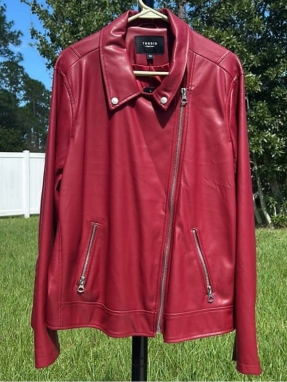 NWT Torrid zip front jacket